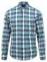 Fynch-Hatton Colorful Check Button Down Overhemd Grasgroen