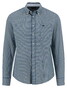 Fynch-Hatton Colorful Check Oxford Button-Down Overhemd Harbor Blue