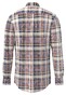 Fynch-Hatton Colorful Flannel Multi Check Overhemd Garnet Red-Multi