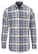 Fynch-Hatton Colorful Flannel Multi Check Overhemd Misty Blue-Multi
