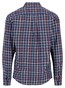 Fynch-Hatton Colorful Multi Check Twill Button-Down Overhemd Berry-Multi