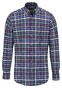 Fynch-Hatton Colorful Poplin Check Button-Down Overhemd Berry-Multi