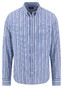 Fynch-Hatton Colorful Poplin Stripe Shirt Harbor Blue