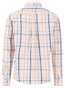 Fynch-Hatton Combi Check Button-Down Overhemd Sunny Orange