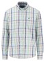 Fynch-Hatton Combi Check Button-Down Overhemd Turf Green