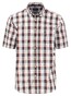 Fynch-Hatton Combi Checks Button Down Overhemd Light Khaki