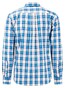 Fynch-Hatton Combi Multi Checks Button Down Overhemd Vibrant Blue