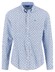Fynch-Hatton Combi Pattern Button-Down Overhemd Dark Leaf-Blue