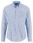 Fynch-Hatton Combi Pattern Button-Down Overhemd Dark Leaf-Blue
