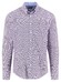 Fynch-Hatton Combi Squares Dot Fantasy Overhemd Berry-Blue