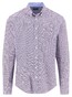 Fynch-Hatton Combi Squares Dot Fantasy Overhemd Berry-Blue