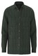 Fynch-Hatton Corduroy Double Chest Pocket Contrast Buttons Overshirt Dark Ivy