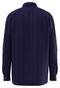 Fynch-Hatton Corduroy Double Chest Pocket Contrast Buttons Overshirt Navy