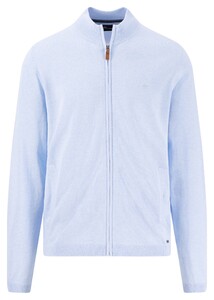 Fynch-Hatton Cotton Knit Zip Air Cotton Cardigan Summer Breeze