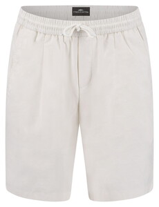 Fynch-Hatton Cotton Linen Drawstring Solid Color Bermuda White