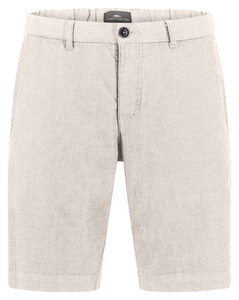 Fynch-Hatton Cotton Linnen Two-Tone Texture Bermuda Stone