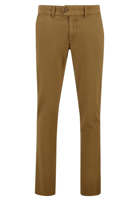 Fynch-Hatton Cotton Stretch Uni Chino Broek Camel