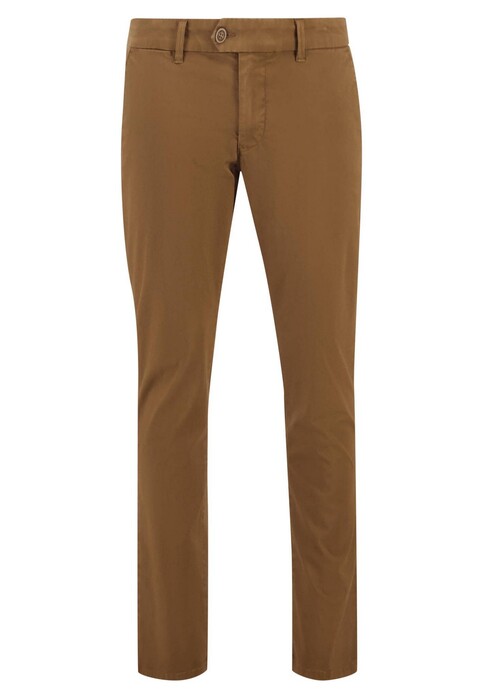 Fynch-Hatton Cotton Stretch Uni Chino Pants Walnut Brown