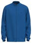 Fynch-Hatton Cotton Sweat Zip Uni Color Vest Strong Blue