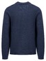 Fynch-Hatton Cotton Wool Knit Large Buttons Vest Navy