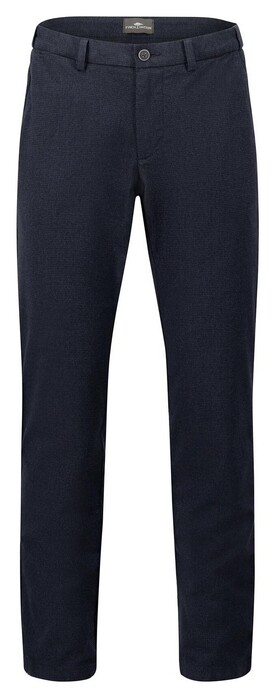 Fynch-Hatton Cozy Minimal Pattern Chino Pants Dark Navy