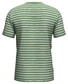 Fynch-Hatton Crew Neck Striped Cotton T-Shirt Avocado