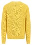 Fynch-Hatton Crew Neck Uni Color Cotton Trui Vivid Yellow