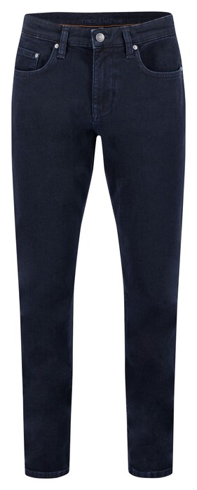 Fynch-Hatton Dark Denim 5-Pocket Jeans Donker Blauw