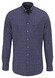 Fynch-Hatton Denim Shirt Fine Pattern Kent Overhemd Navy