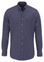 Fynch-Hatton Denim Shirt Fine Pattern Kent Overhemd Navy