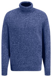 Fynch-Hatton Donegal Knit Rollneck Merino Wool Blend Trui Wave