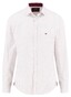 Fynch-Hatton Essential Mini Pattern Kent Collar Overhemd Deep Merlot