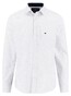 Fynch-Hatton Essential Mini Pattern Kent Collar Overhemd Navy