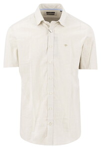 Fynch-Hatton Essential Premium Cotton Mini Check Overhemd Pistache