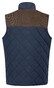 Fynch-Hatton Fabric Mix Button Zipper Body-Warmer Dark Navy