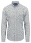 Fynch-Hatton Fantasy Squares Pattern Button Down Shirt Light Khaki