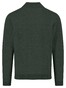 Fynch-Hatton Faux-Uni Subtle Texture Stand-Up Collar Cardigan Dark Ivy