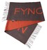 Fynch-Hatton FH Brand Name Scarf Sjaal Dark Grey