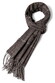Fynch-Hatton Fine Multi Stripe Check Sjaal Charcoal