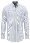 Fynch-Hatton Fine Oxford Stripe Button-Down Overhemd Crystal Blue