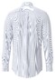 Fynch-Hatton Fine Oxford Stripe Button-Down Overhemd Crystal Blue