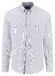 Fynch-Hatton Fine Oxford Stripe Button-Down Overhemd Misty Blue