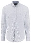 Fynch-Hatton Fine Oxford Stripe Button-Down Overhemd Misty Blue