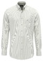Fynch-Hatton Fine Stripe Washed Oxford Overhemd Avocado