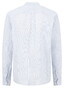 Fynch-Hatton Fine Striped Linnen Stand-Up Collar Overhemd Summer Breeze
