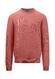 Fynch-Hatton Fine Structure Cotton O-Neck Trui Orient Red