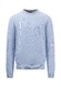 Fynch-Hatton Fine Structure Cotton O-Neck Trui Summer Breeze