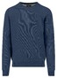 Fynch-Hatton Fine Texture O-Neck Cotton Trui Night