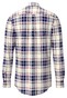 Fynch-Hatton Flanel Check Button-Down Overhemd Garnet Red-Navy