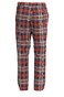 Fynch-Hatton Flanel Lounge Multi Check Drawstring Nachtmode Flame-Navy-Winter White